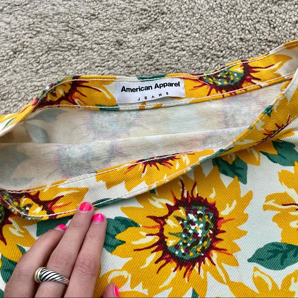 American Apparel Sunflower Skirt - Picture 4 of 9